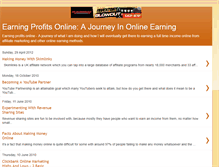 Tablet Screenshot of earningprofitsonline.blogspot.com