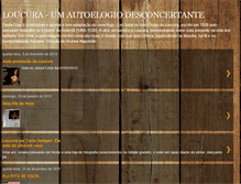 Tablet Screenshot of loucuradoelogio.blogspot.com