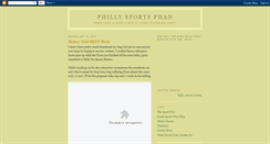 Desktop Screenshot of phillysportsphan.blogspot.com