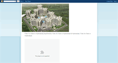 Desktop Screenshot of apartments-flats-for-sale-hyderabad.blogspot.com