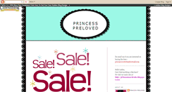 Desktop Screenshot of princesspreloved.blogspot.com