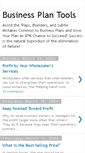 Mobile Screenshot of businessplantools.blogspot.com