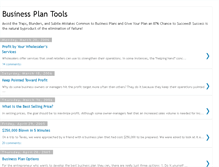 Tablet Screenshot of businessplantools.blogspot.com