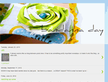 Tablet Screenshot of bandanaday.blogspot.com