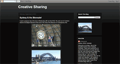 Desktop Screenshot of creativesharing.blogspot.com