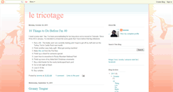 Desktop Screenshot of letricotage.blogspot.com