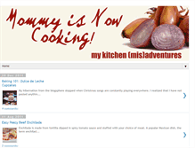 Tablet Screenshot of mommyisnowcooking.blogspot.com