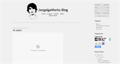 Desktop Screenshot of jorgalgaworksblog.blogspot.com