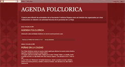 Desktop Screenshot of agendafolclorica.blogspot.com