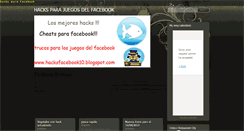 Desktop Screenshot of hacksfacebook10.blogspot.com