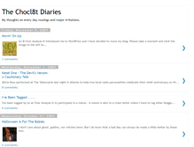 Tablet Screenshot of chocl8tdiaries.blogspot.com