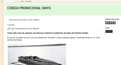Desktop Screenshot of codigospromocionalessimyo.blogspot.com