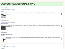 Tablet Screenshot of codigospromocionalessimyo.blogspot.com