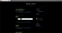 Desktop Screenshot of metalsplit.blogspot.com