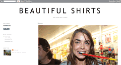 Desktop Screenshot of beautifulshirtsandothernicethings.blogspot.com