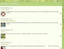 Tablet Screenshot of frontpewview.blogspot.com