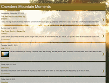 Tablet Screenshot of crowdersmountainmoments.blogspot.com