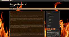 Desktop Screenshot of jorgekamus.blogspot.com