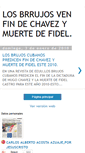 Mobile Screenshot of losbrujosvenfindechavezymuertedefidel.blogspot.com