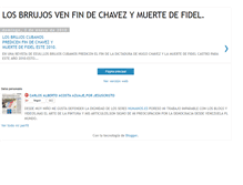 Tablet Screenshot of losbrujosvenfindechavezymuertedefidel.blogspot.com