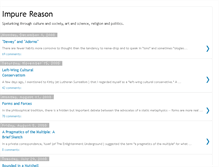 Tablet Screenshot of impurereason.blogspot.com