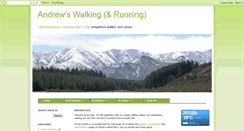 Desktop Screenshot of andrewwalking.blogspot.com