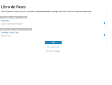 Tablet Screenshot of librodepases.blogspot.com