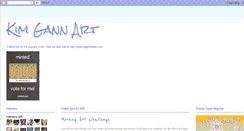 Desktop Screenshot of kimgannart.blogspot.com