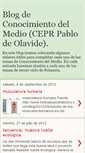 Mobile Screenshot of blogconocimientomediopolavide.blogspot.com