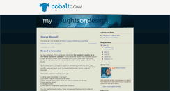 Desktop Screenshot of cobaltcow.blogspot.com