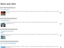 Tablet Screenshot of dawnandjohnblog.blogspot.com