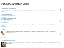 Tablet Screenshot of englishpronunciationonline.blogspot.com