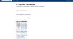 Desktop Screenshot of clubdomgalleries.blogspot.com