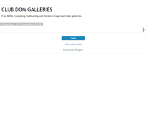 Tablet Screenshot of clubdomgalleries.blogspot.com