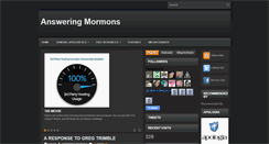 Desktop Screenshot of answeringmormons.blogspot.com