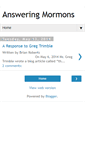 Mobile Screenshot of answeringmormons.blogspot.com
