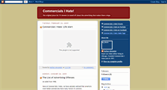 Desktop Screenshot of commercialsihate.blogspot.com