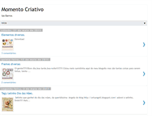 Tablet Screenshot of momentocriativo.blogspot.com