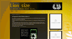 Desktop Screenshot of broadbeanband.blogspot.com