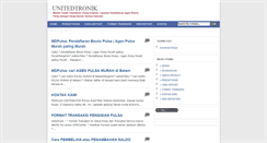 Desktop Screenshot of dtronikpulsa.blogspot.com