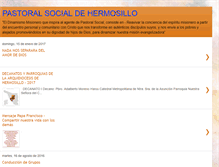 Tablet Screenshot of pastoralsocialdehermosillo.blogspot.com