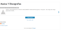 Tablet Screenshot of musicaydiscografiasdjp4ch3c0.blogspot.com