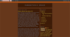 Desktop Screenshot of aeshumanities8grace.blogspot.com