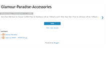Tablet Screenshot of glamour-paradise-accessories.blogspot.com
