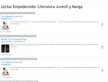 Tablet Screenshot of lectorjuvenilempedernido.blogspot.com