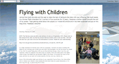 Desktop Screenshot of flyingwithchildren.blogspot.com