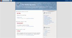 Desktop Screenshot of middleagemuse.blogspot.com
