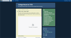 Desktop Screenshot of collegeboundatstes.blogspot.com