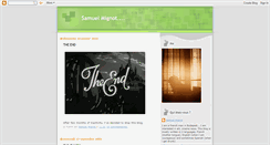 Desktop Screenshot of monblogsamuelmignot.blogspot.com