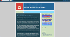 Desktop Screenshot of elliottwavesfortraders.blogspot.com